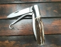 Preview: Jagdmesser mit Gürteltasche, Hirschhorn Jagdmesser